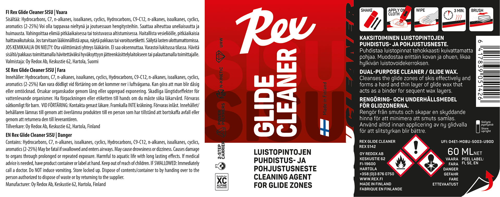 Glide Cleaner SISU N-Kinetic³ 60 ml - Image 2