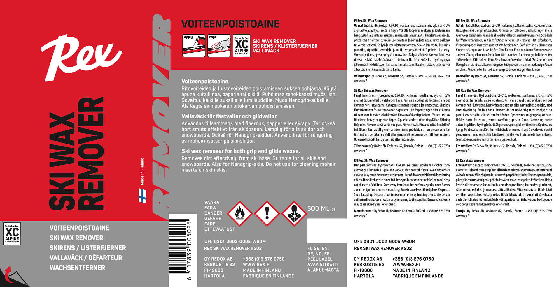 Wax Remover 500 ml - Image 2