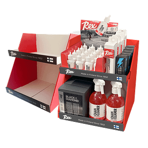 Rex pöytäteline pahvinen, pyöräily