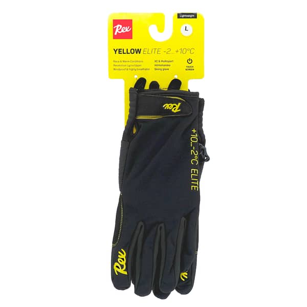 Yellow Elite Ski Glove -2...+10°C - Image 2