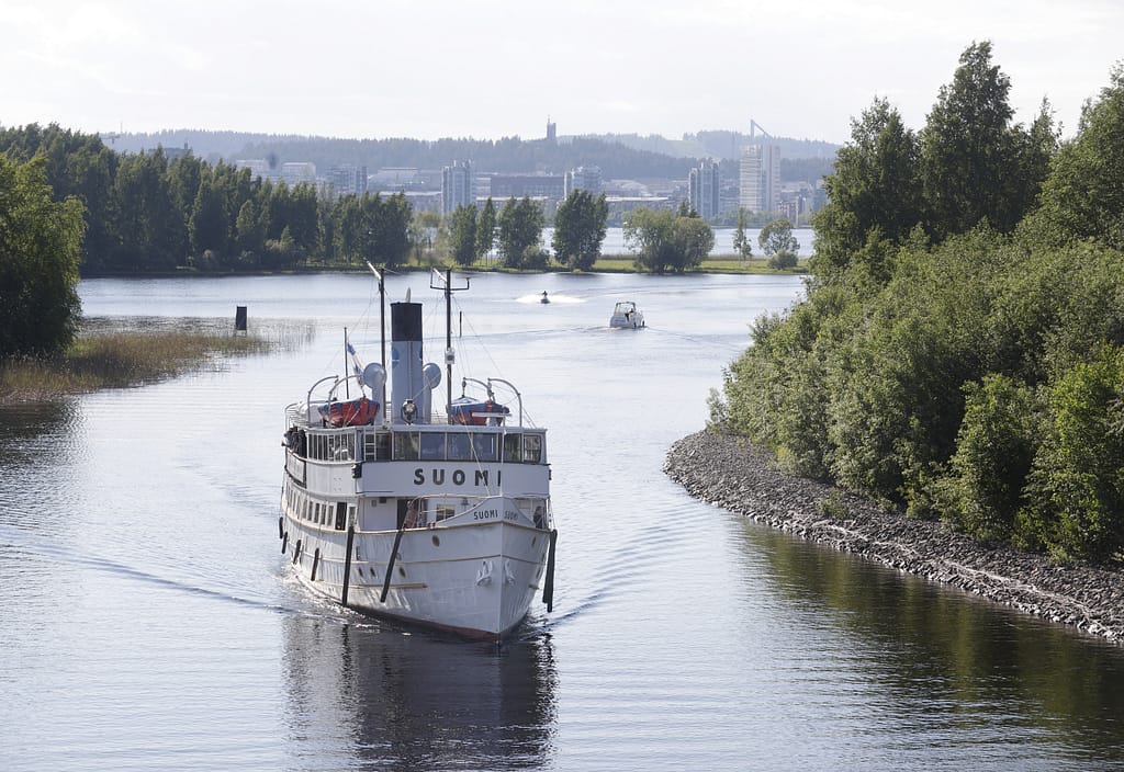 Päijänne-risteilyt Hilden risteilykuva Jyväsjärvellä.