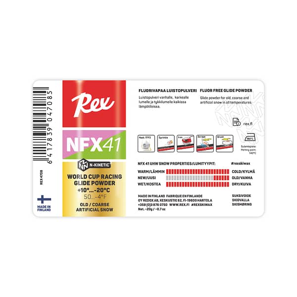 NFX 41 Pinkki/Vihreä UHW N-kinetic pulveri - Image 3
