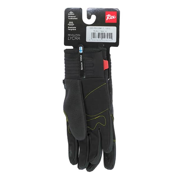 Yellow Ski Glove -2...+10°C - Image 3