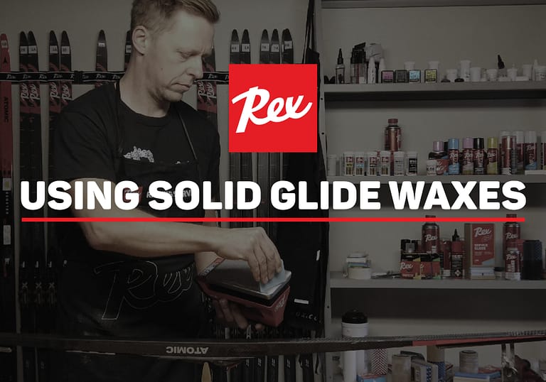 Using solid waxes